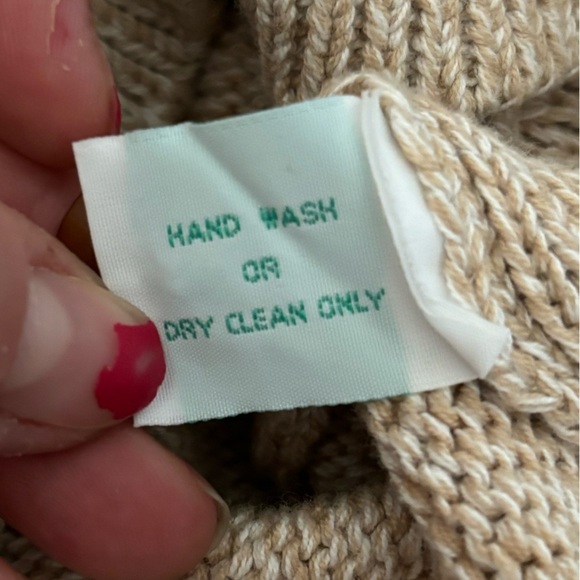 Orvis | Patchwork Knit Cardigan Sweater Mens Cable Chunky Sz L Vintage Rare - Picture 4 of 7